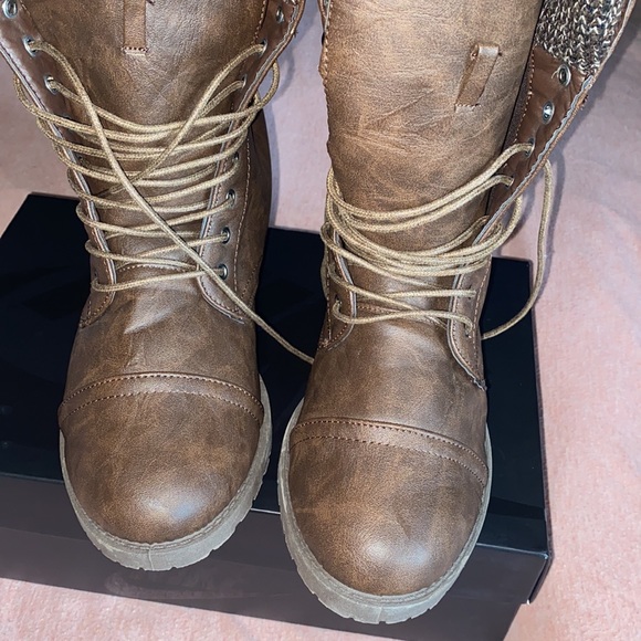 ‼️SOLD‼️‼️ Brand New Women’s Blue Suede Shoes Brand Brown Boots - Size 11 - Picture 2 of 10
